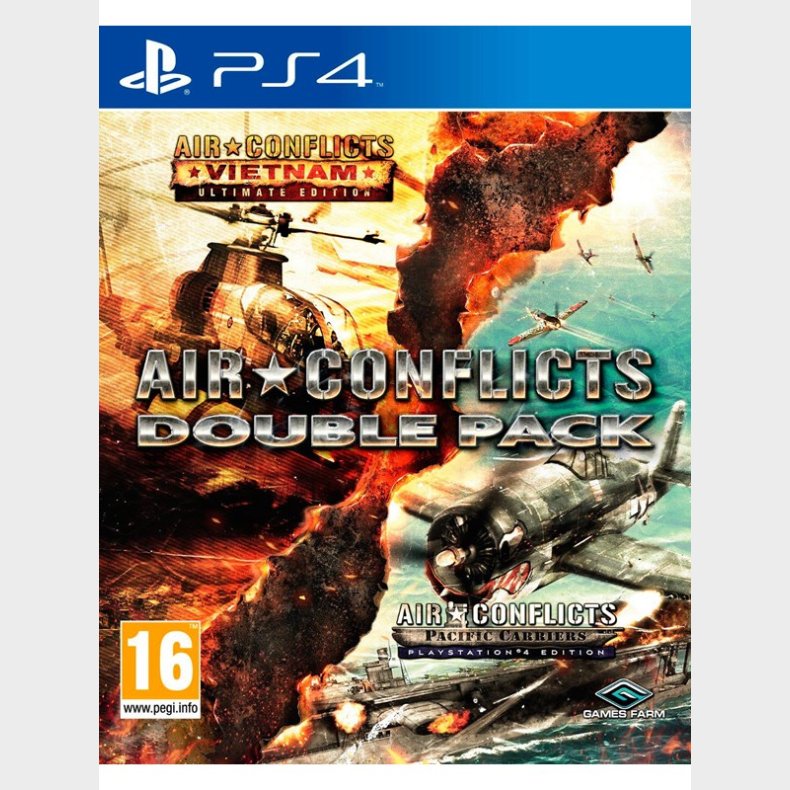 Air Conflicts: Double Pack (Vietnam Ultimate Edition &amp; Pacific Carriers Ultimate Edition) - Sony PlayStation 4 - Samlinger