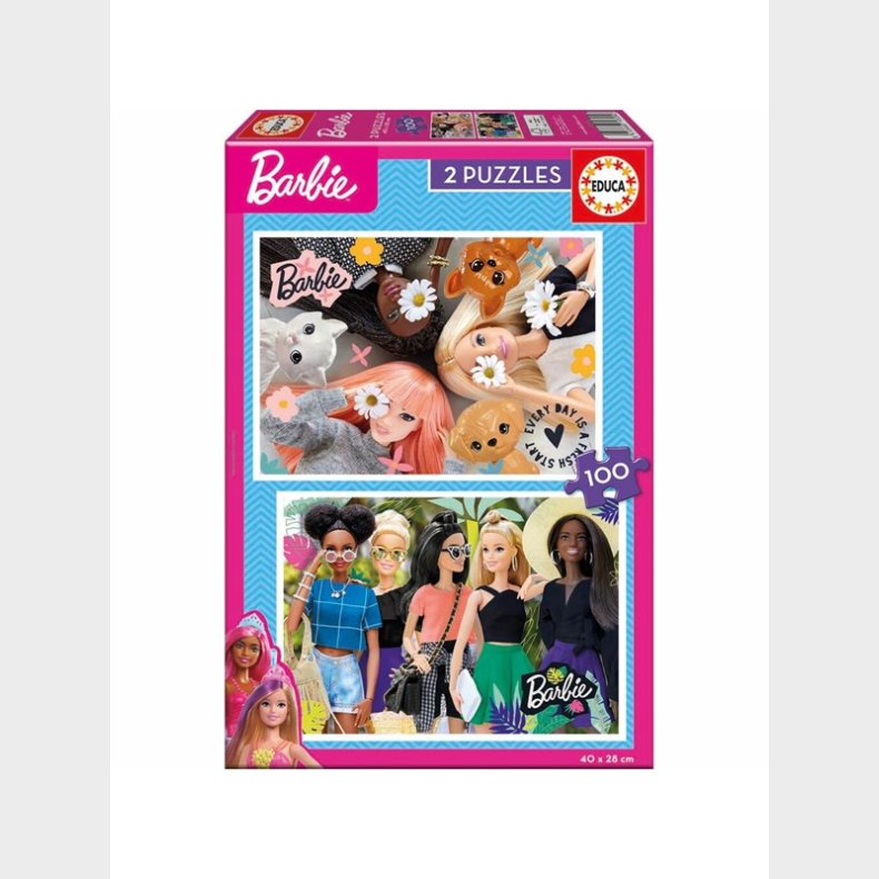 Educa 2x100 Barbie Wood