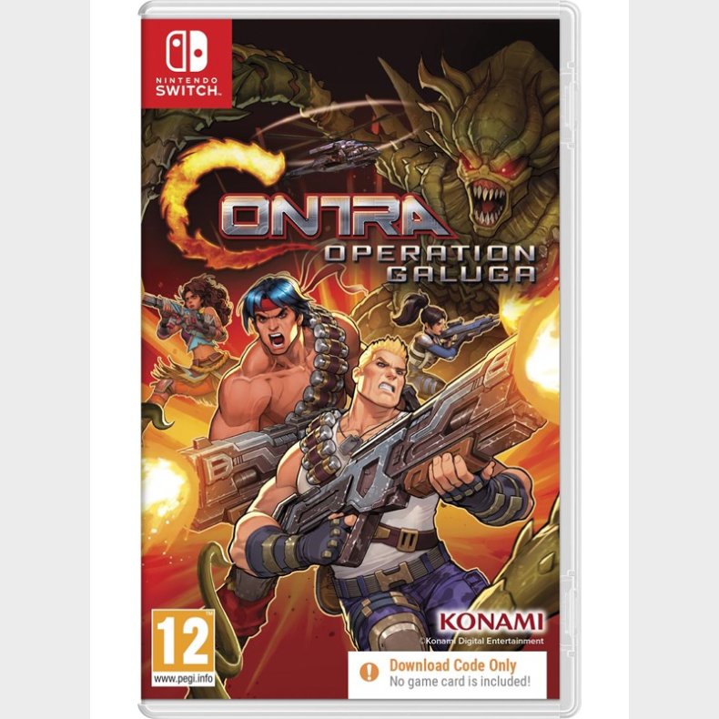 Contra: Operation Galuga (Code in a Box) - Nintendo Switch - Action