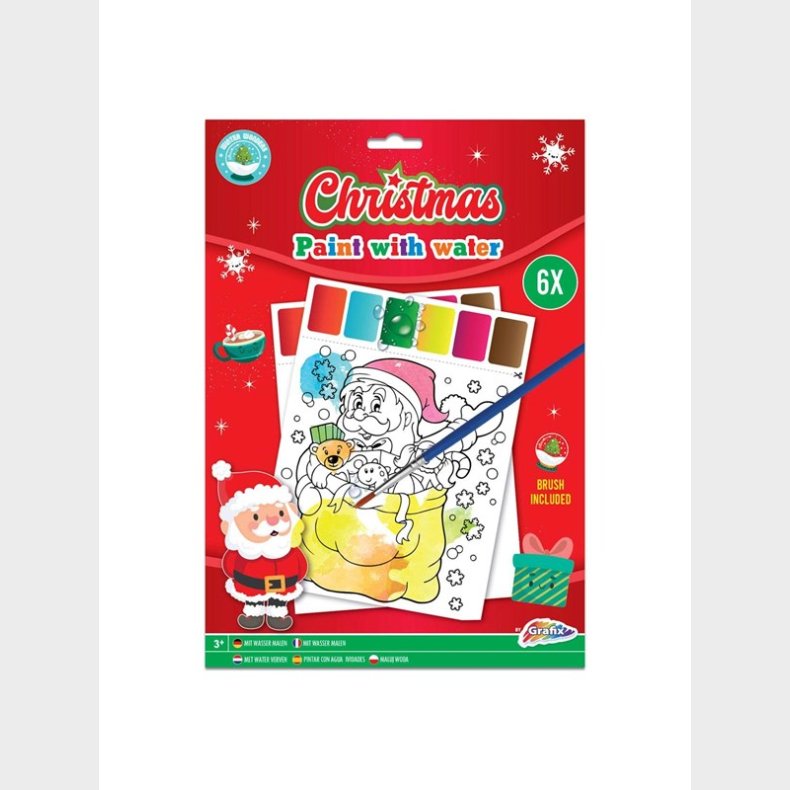 Grafix Water drawing book Christmas