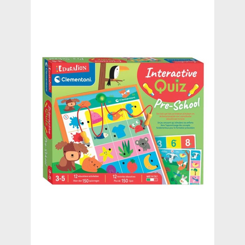 Clementoni Education - Interactive Quiz Pre-school Learning Game