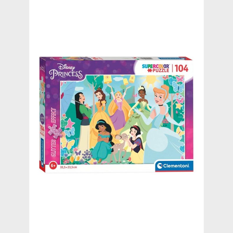 Clementoni Glitter Puzzle Disney Princess 104pcs. Floor