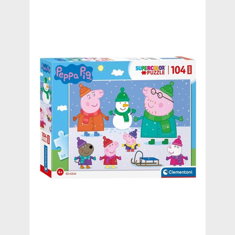 Clementoni Maxi Puslespil Peppa Pig 104st. gulv