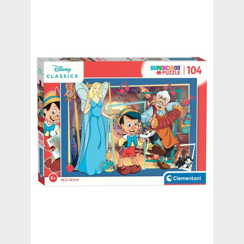 Clementoni Puzzle Disney - Pinocchio 104st. Floor