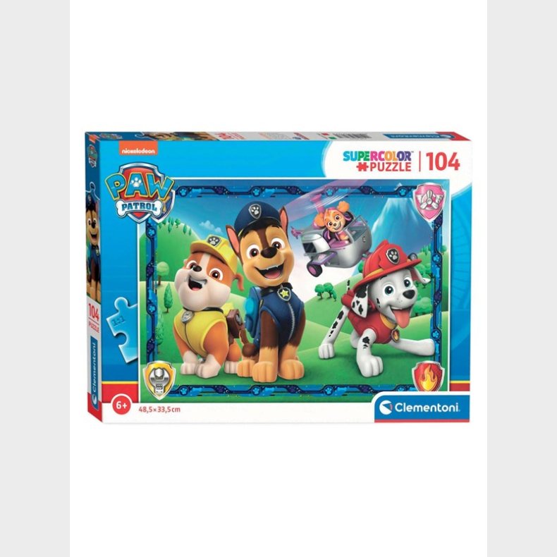 Clementoni Jigsaw Puslespil - PAW Patrol 104pcs. gulv