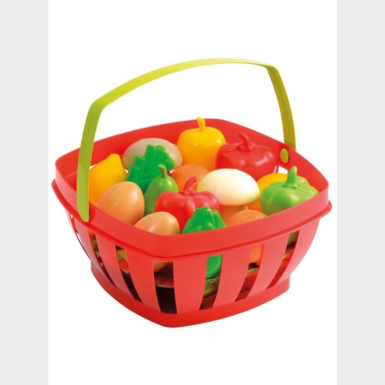 Ecoiffier 100% Chef Fruit and Vegetables in Basket