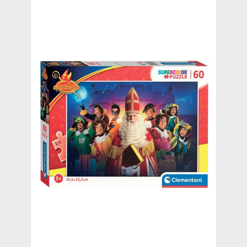 Clementoni Jigsaw Puslespil Super Color - Club of Sinterklaas 60 pcs.