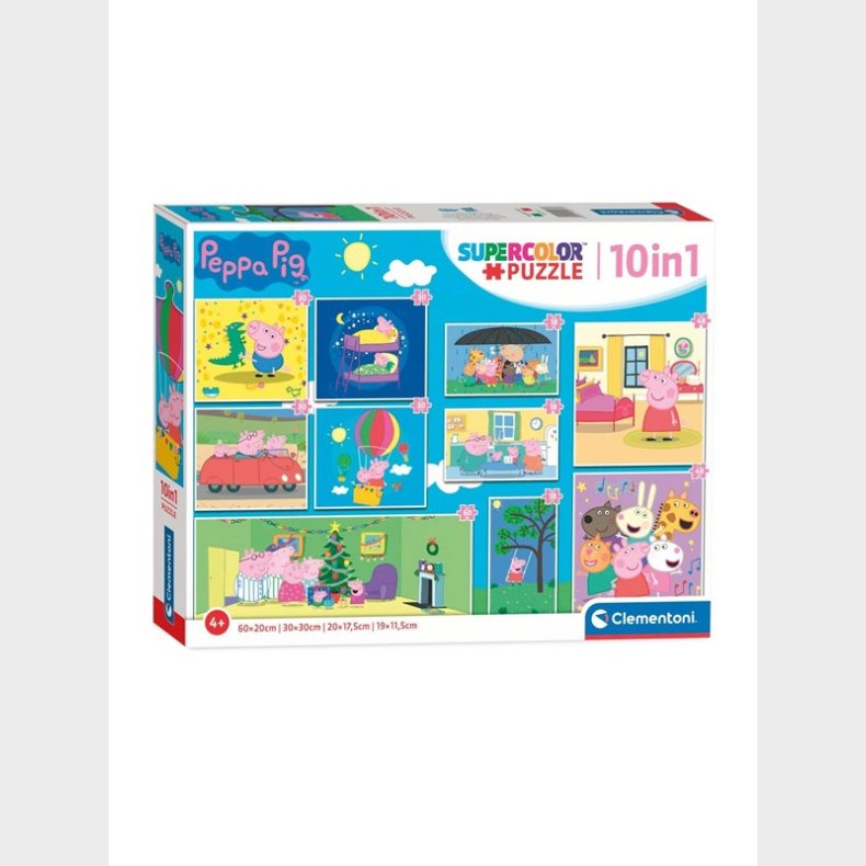 Clementoni Puslespil Peppa Pig 10in1 gulv