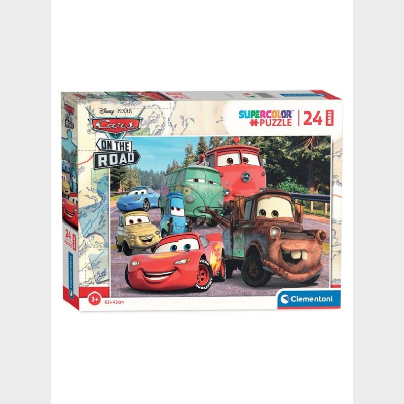 Clementoni Maxi Jigsaw Puslespil Cars 24st. gulv