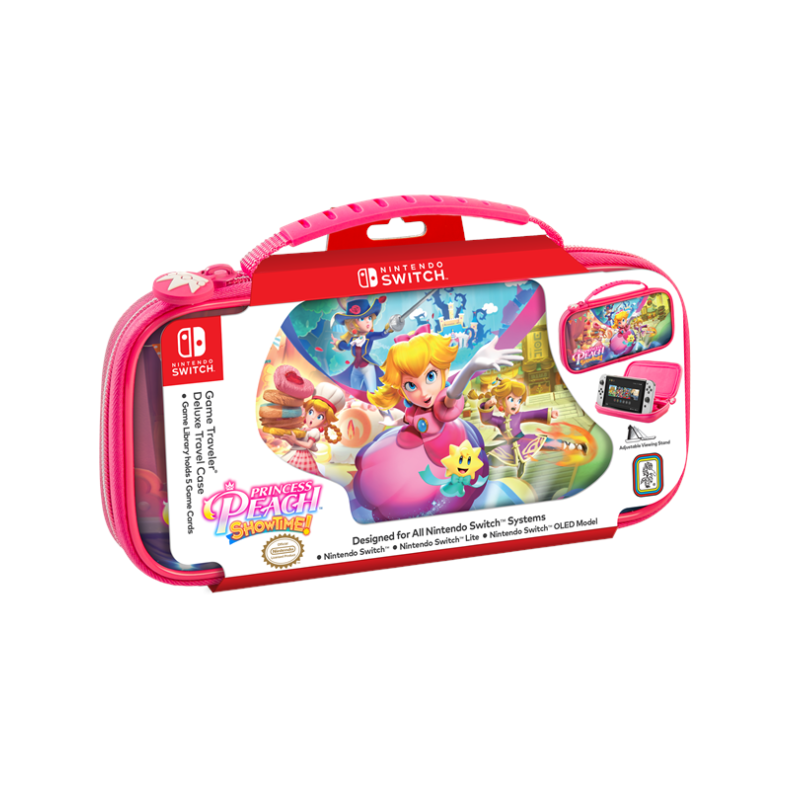 BigBen Interactive Nintendo Switch - Deluxe Travel Case (Princess Peach) - Bag