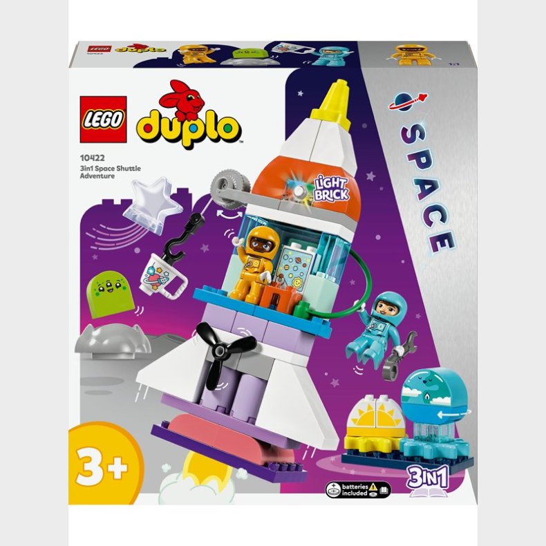 LEGO DUPLO 10422 3-i-1-eventyr med rumfrge