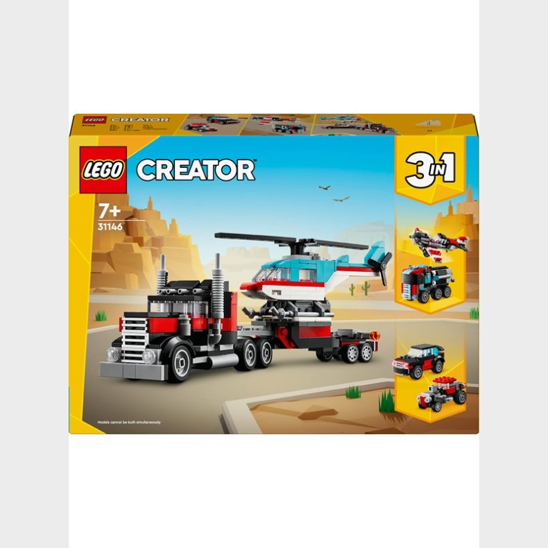 LEGO Creator 31146 Blokvogn med helikopter