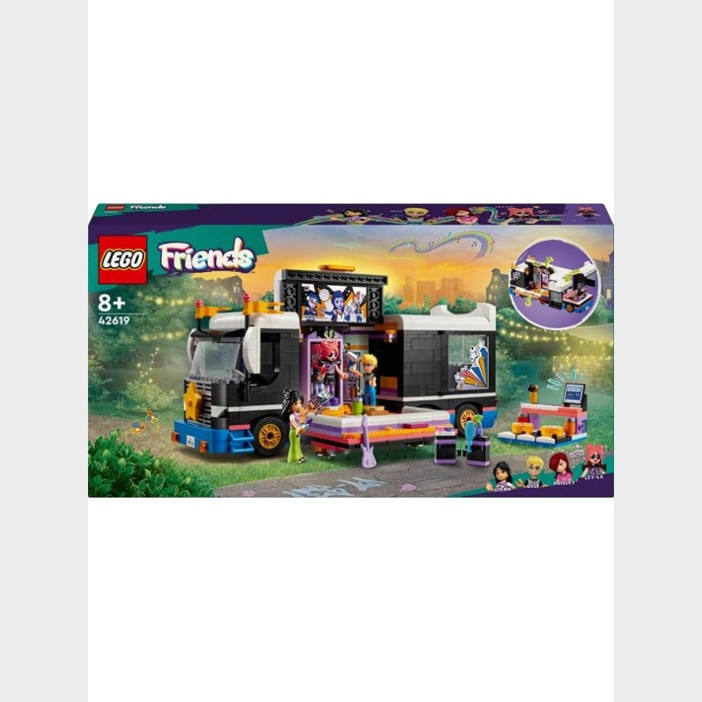 LEGO Friends 42619 Popstjerne-turn&eacute;bus