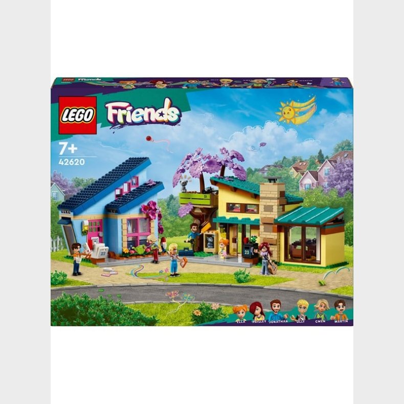 LEGO Friends 42620 Olly og Paisleys huse