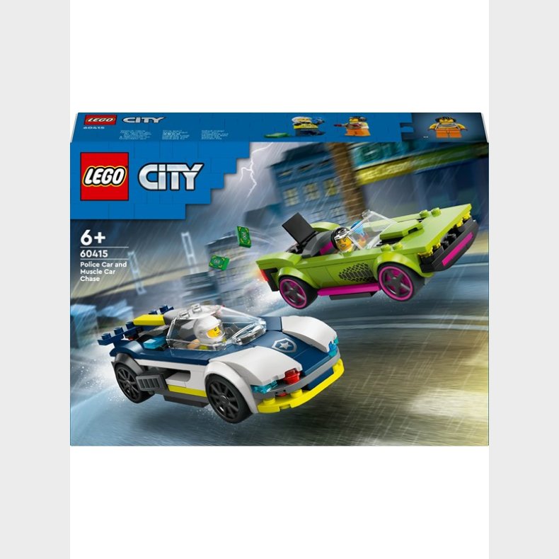 LEGO City 60415 Biljagt med politi og muskelbil