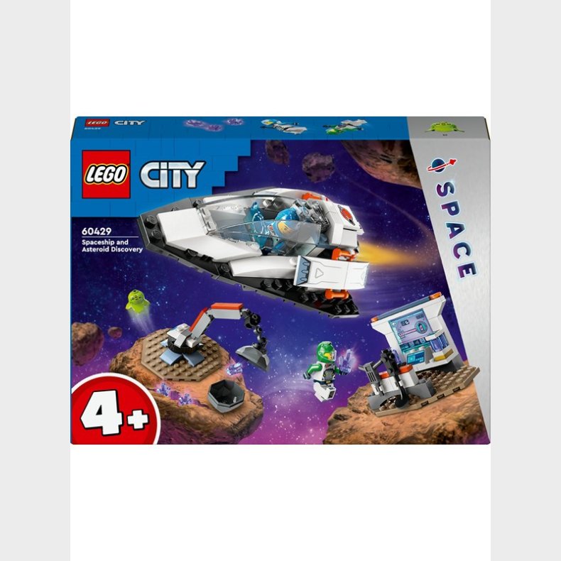 LEGO City 60429 Rumskib og asteroideforskning