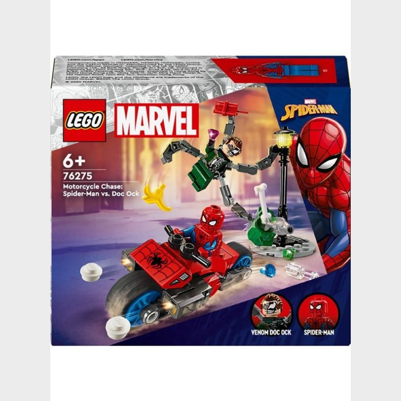 LEGO Marvel Super Heroes 76275 Motorcykeljagt: Spider-Man mod Doc Ock