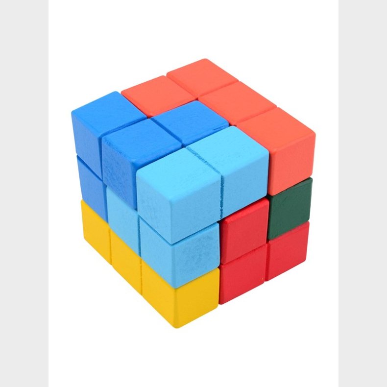 Johntoy Wooden Magic Cube Wood