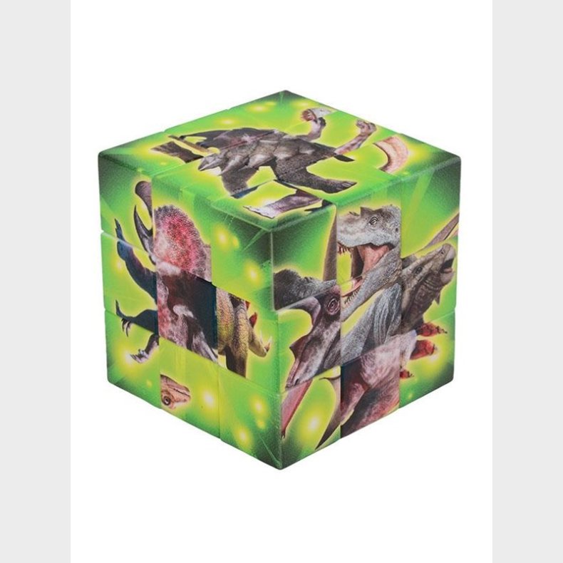 Johntoy Dinosaur Brain Puslespil Cube Blok