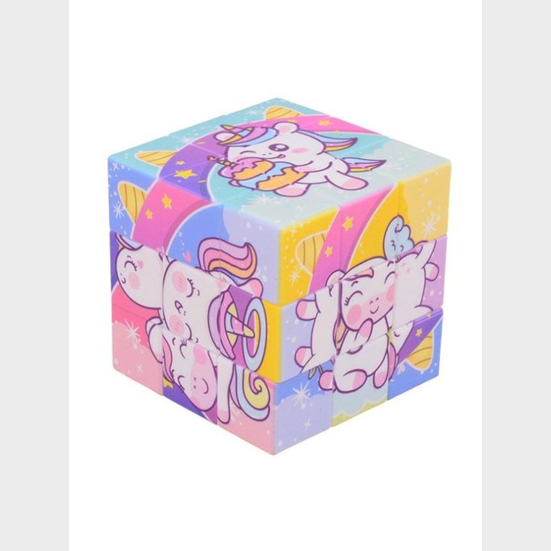 Johntoy Unicorn Puslespil Cube Blok