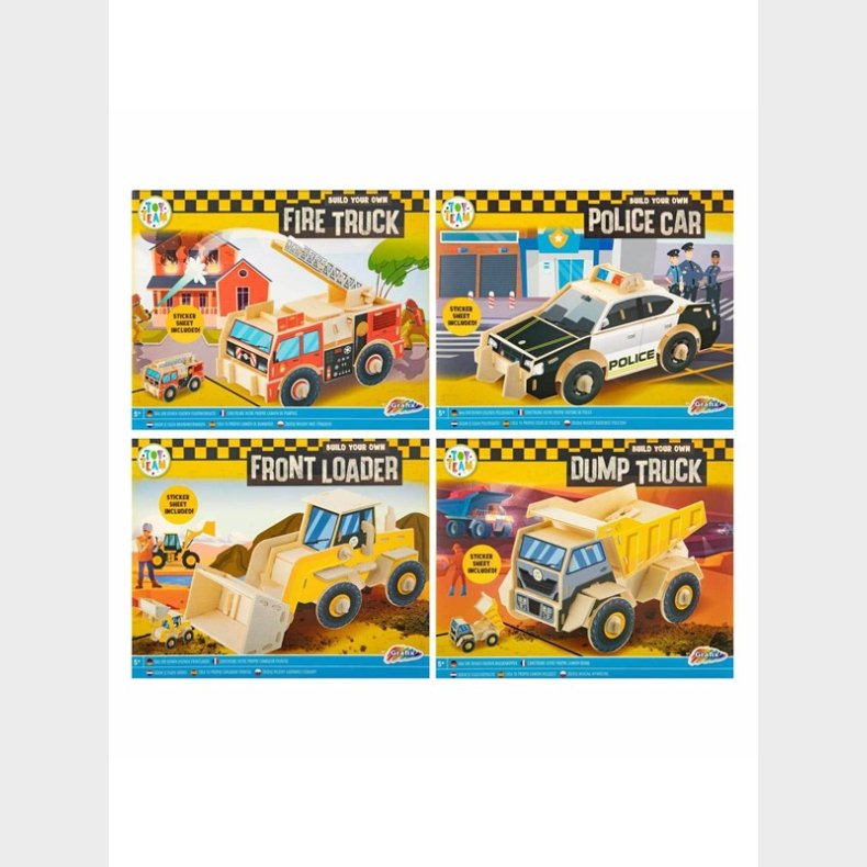 Creative Craft Group Build your own Wooden 3D Vehicle (Assorted)