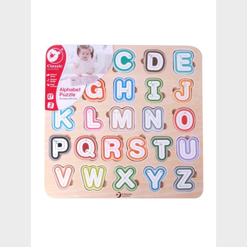 Classic World tren Puslespil Alphabet 27pcs.