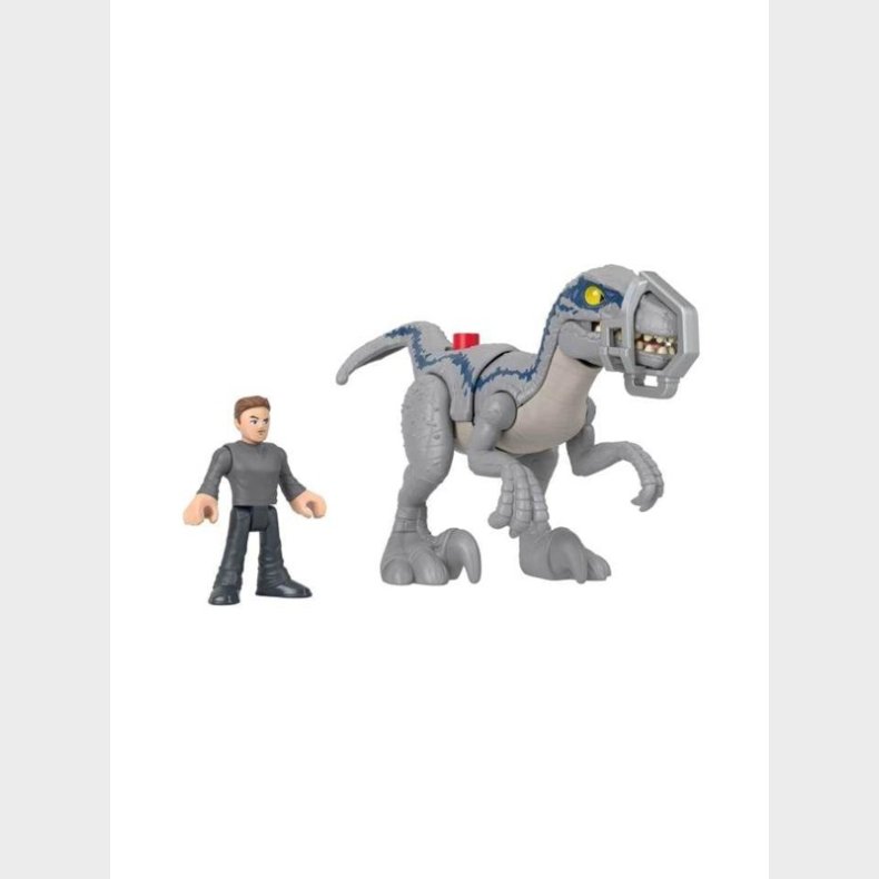 Jurassic World Dominion Blue &amp; Owen Dinosaur Toy Set