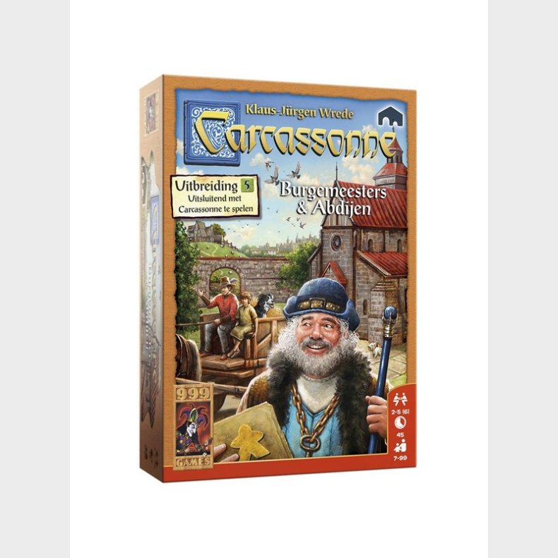 999Games Carcassonne - Mayors and Abbeys Board Game