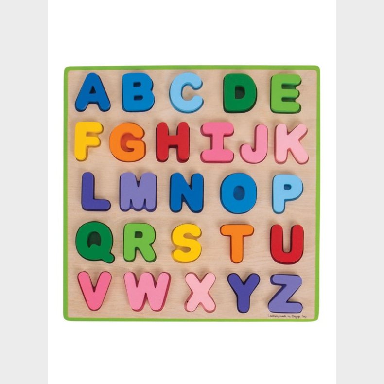 Bigjigs tren Alphabet Puslespil 26pcs.