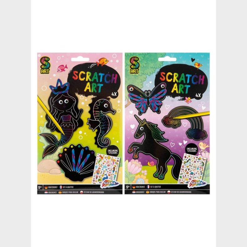 Creative Craft Group Create your own Scratch Art Boy (Assorted)