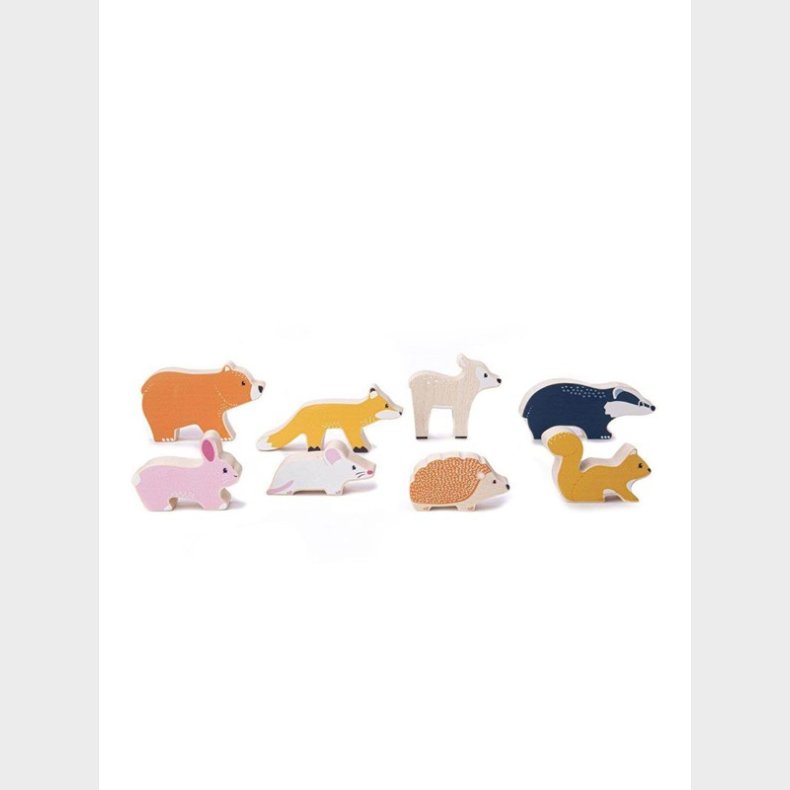 Bigjigs Wooden Play Figures Forest Animals 8dlg.