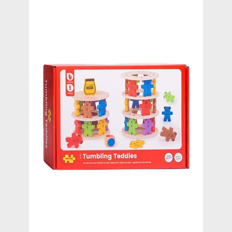 Bigjigs Wooden Stacking Game Teddy Bears.