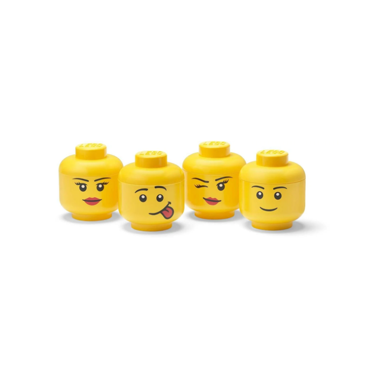 LEGO Opbevaringshoved mini set 4 stk