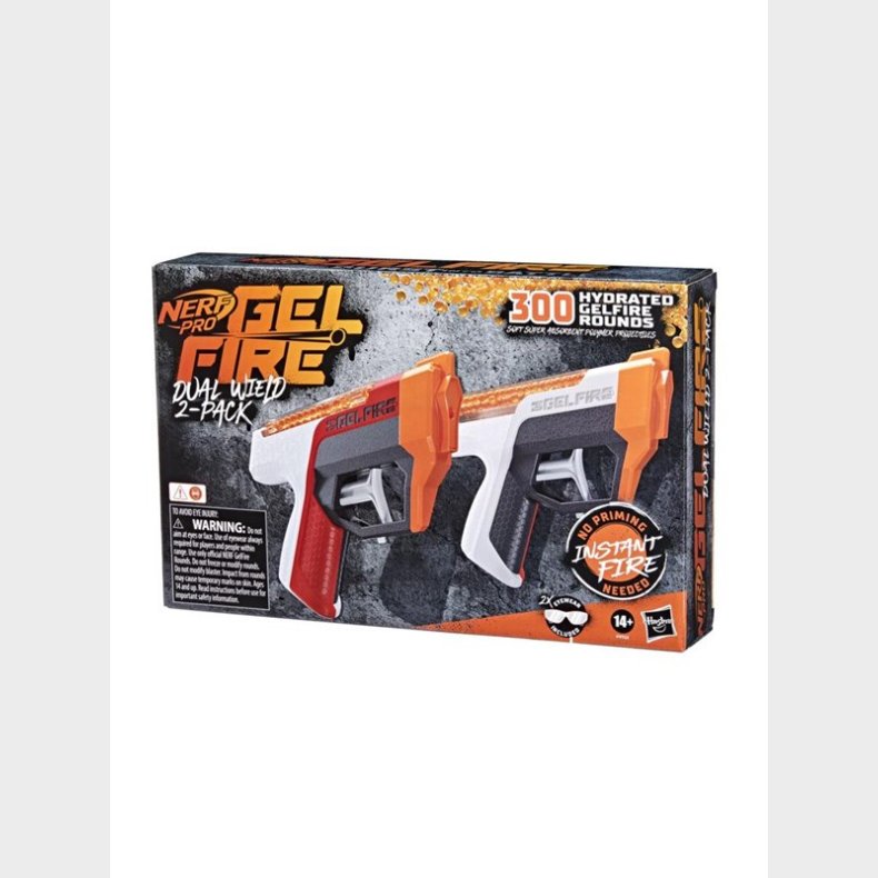 NERF - Pro Gelfire Dual Wield 2-Pack + 300 Hydrate