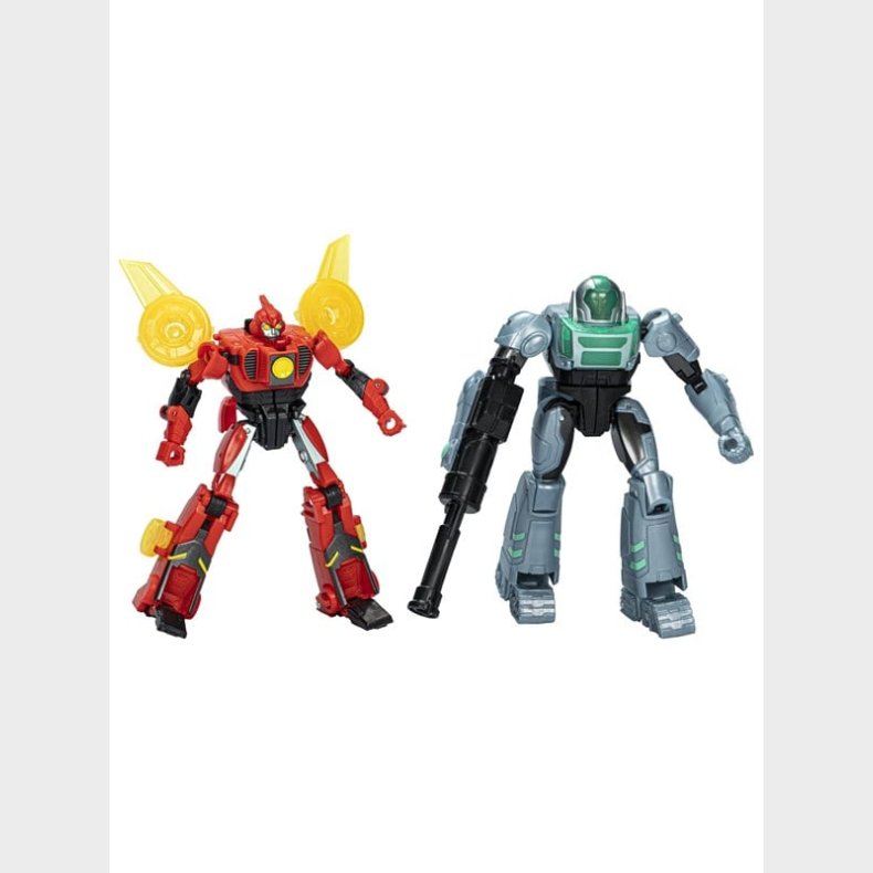 Hasbro Transformers: EarthSpark Cyber-Combiner Terran Twitch and Robby Malto Action Figure Set - 2-Pack