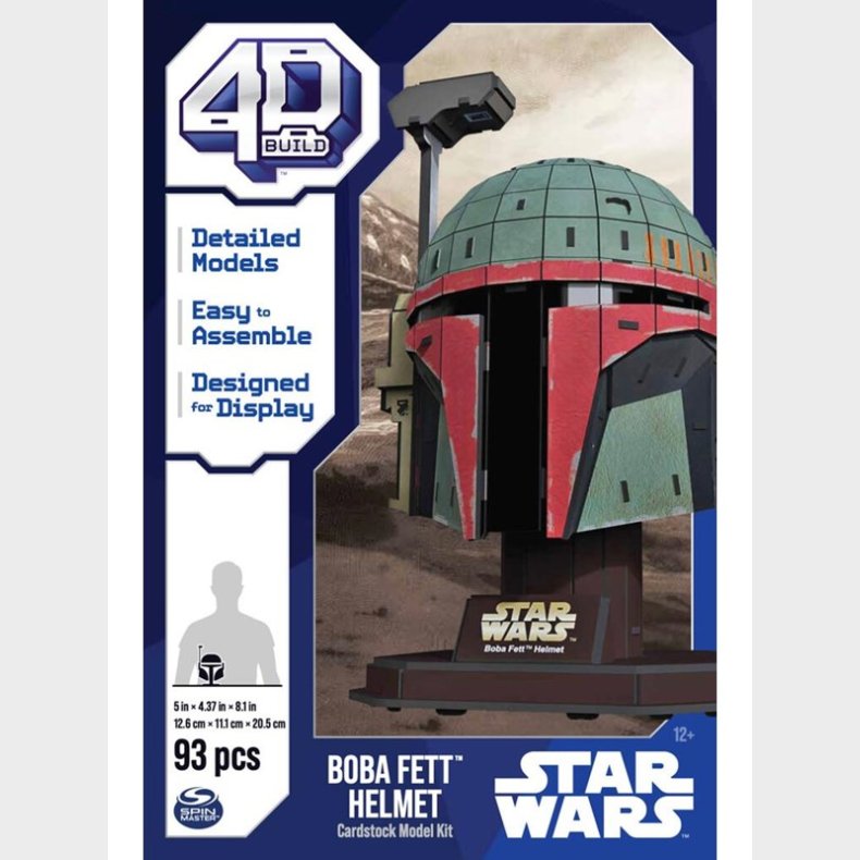 4D Puslespil Boba Fett Helmett 93 pcs Blok