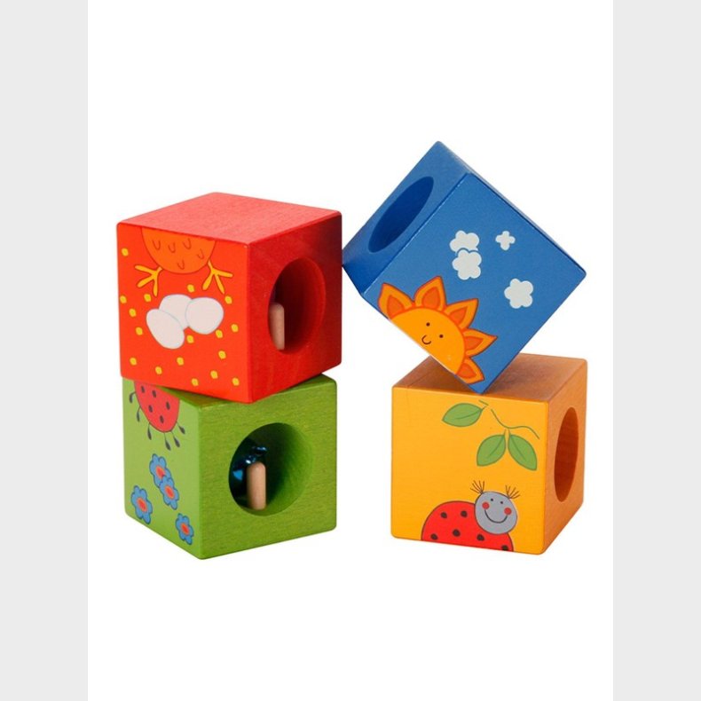 Classic World Wooden Discovery Blocks 4 pcs.