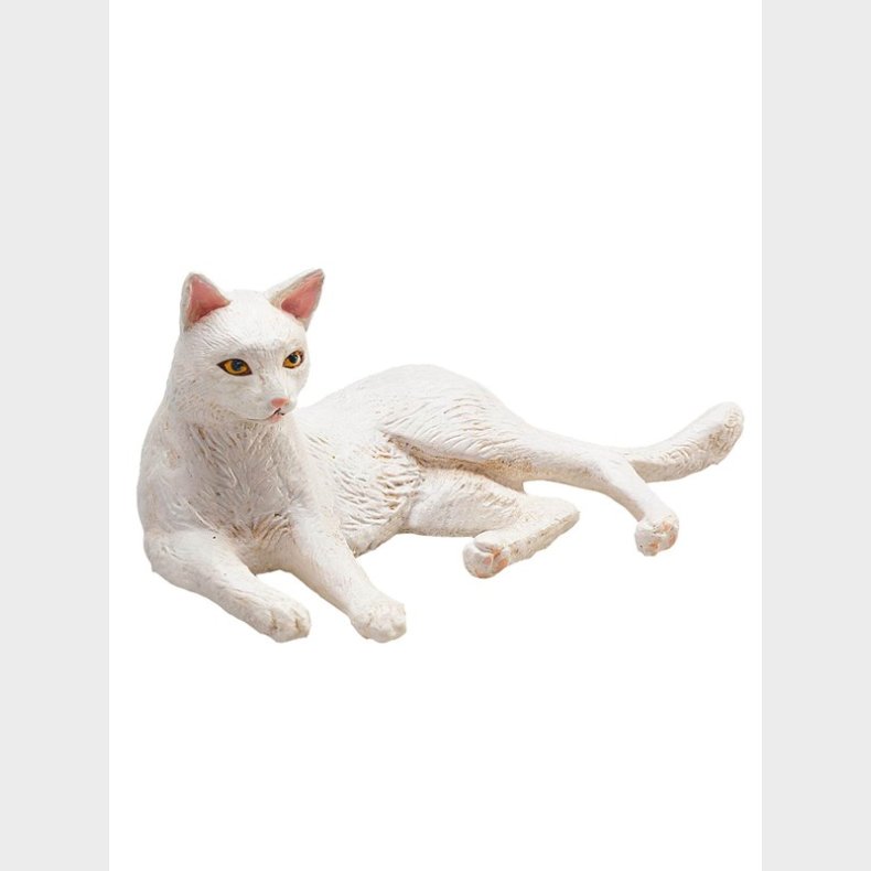 Mojo Farmland Lying Cat White - 387368