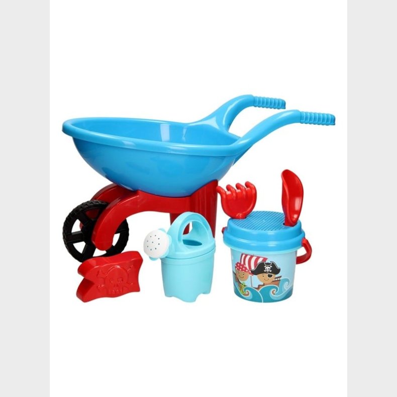 Androni Wheelbarrow with Pirate Beach Set