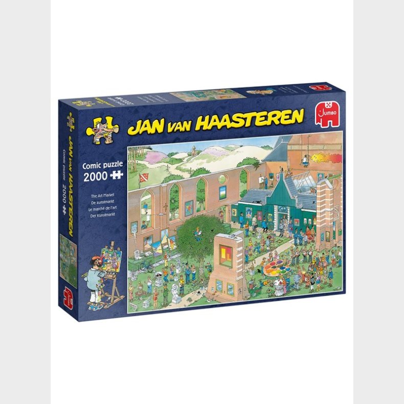 Jumbo Puslespil Jan van Haasteren - The Art Market (2000 pcs)