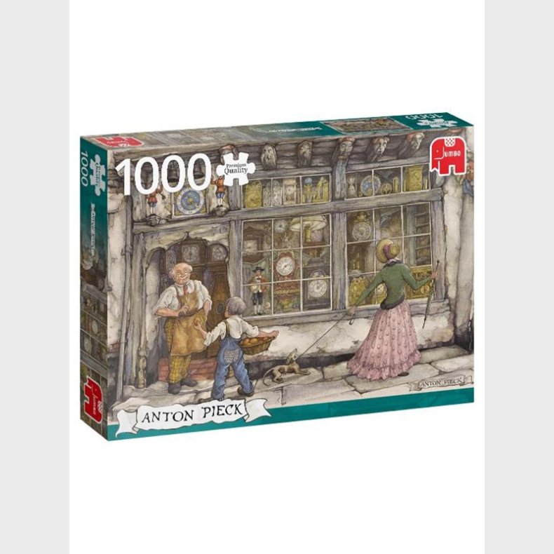 Jumbo Puslespil - The Clock Shop Anton (1000 pcs)