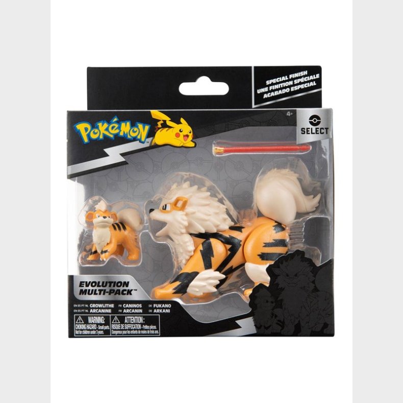 Boti Pokemon Evolution Multipack Play Figures - Growlithe &amp; Arcanine