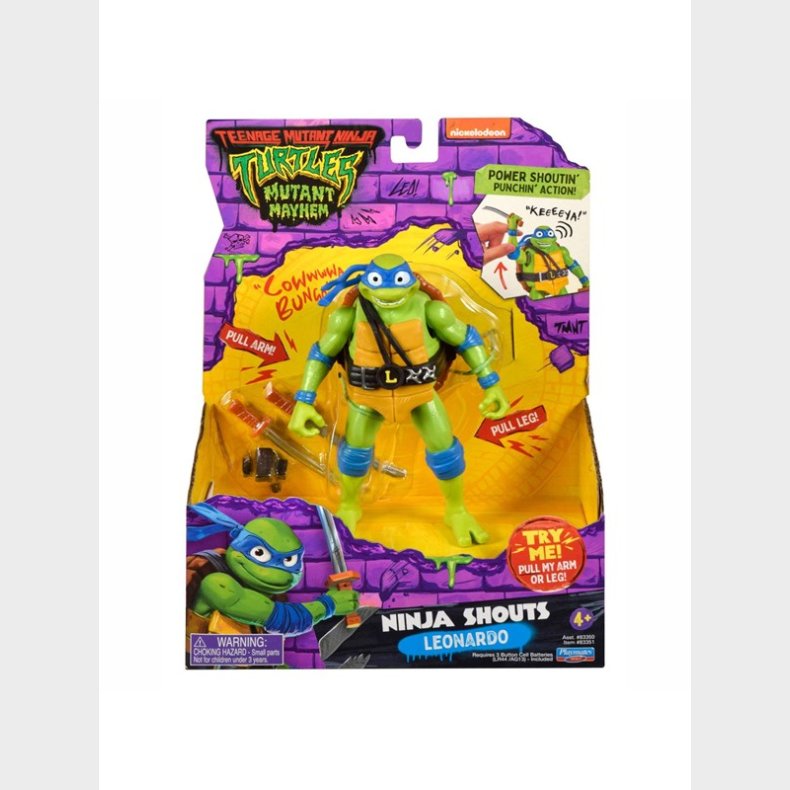 Boti Teenage Mutant Ninja Turtles Ninja Shouts Figure - Leonardo