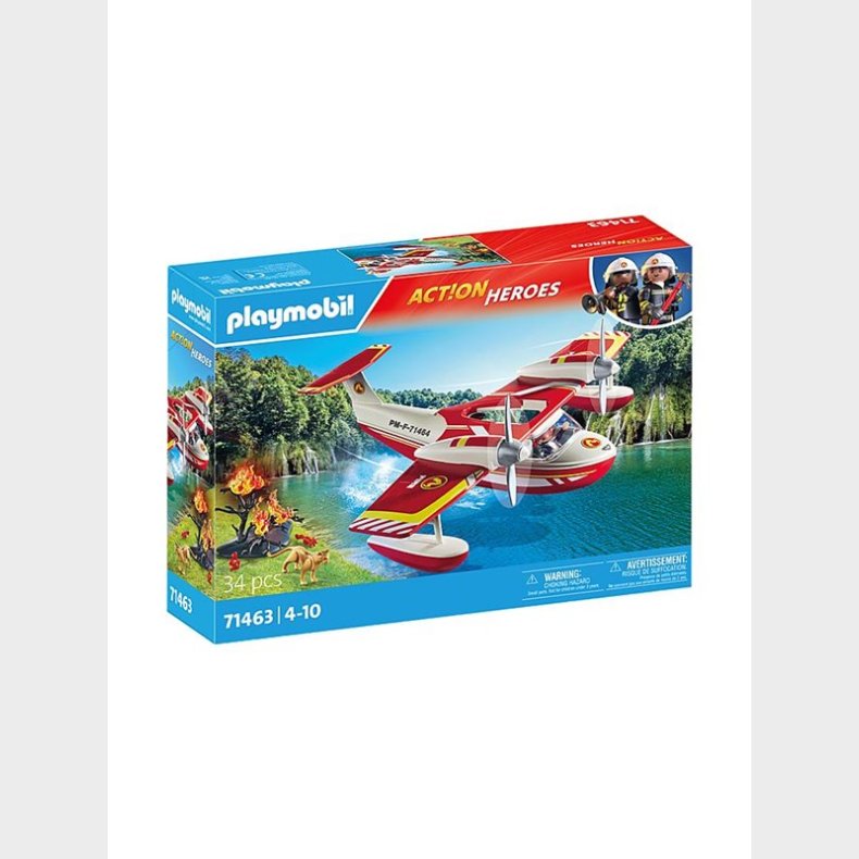 Playmobil Action - Brandslukningsfly med slukningsfunktion