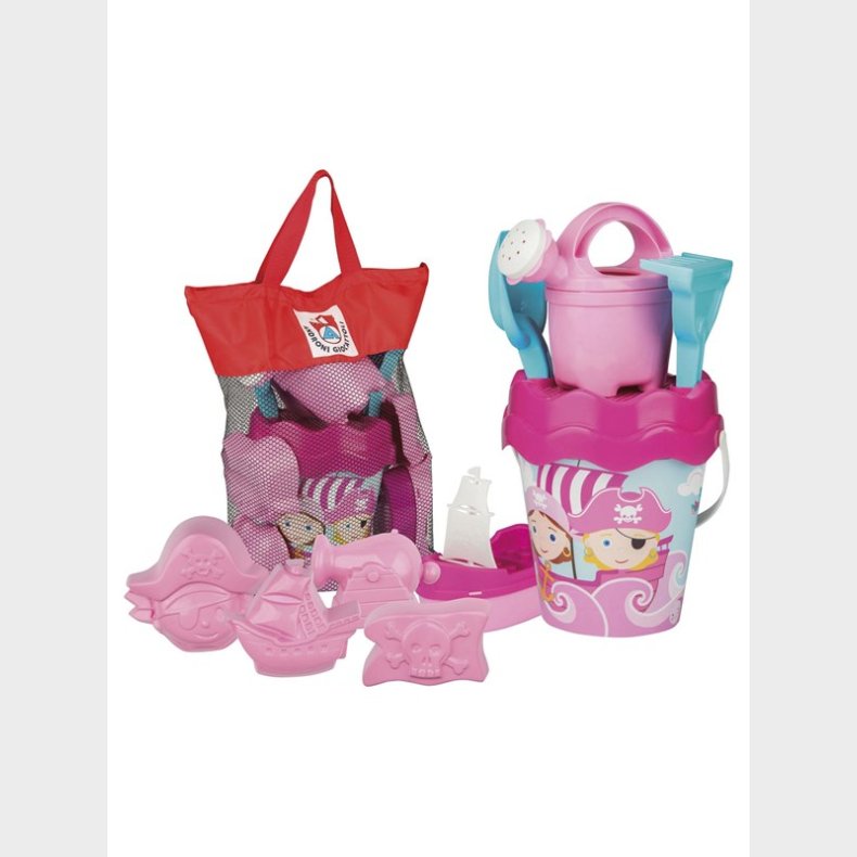 Androni Beach set in Bag Pirate Pink