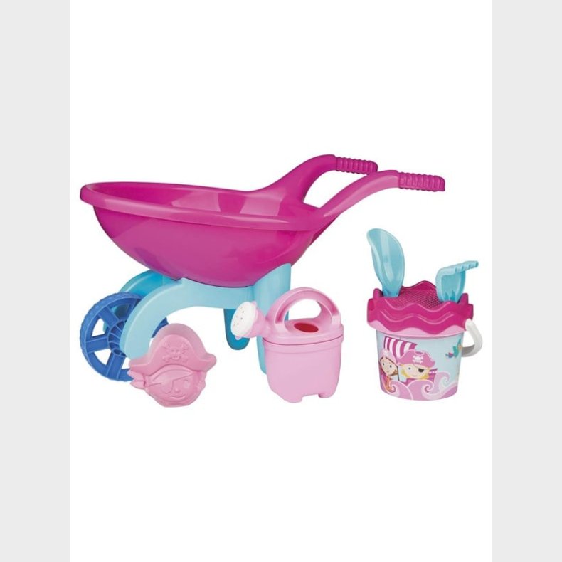 Androni Wheelbarrow Beach Set Pirates Pink