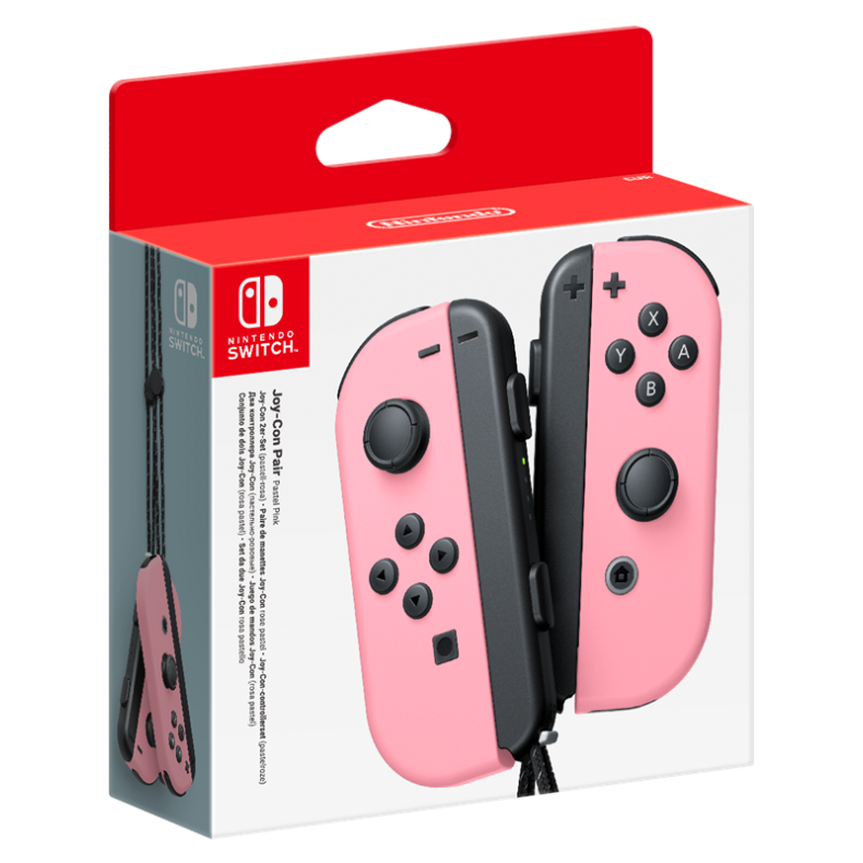 Nintendo Joy Con Pair Pastel Pink - Controller - Nintendo Switch