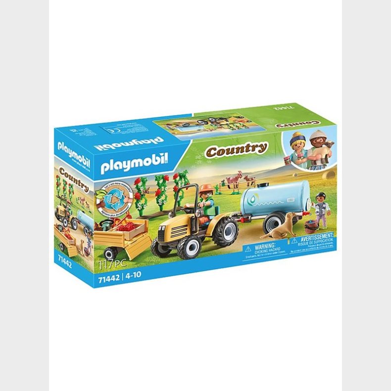 Playmobil Country - Traktor med anhnger og vandtank