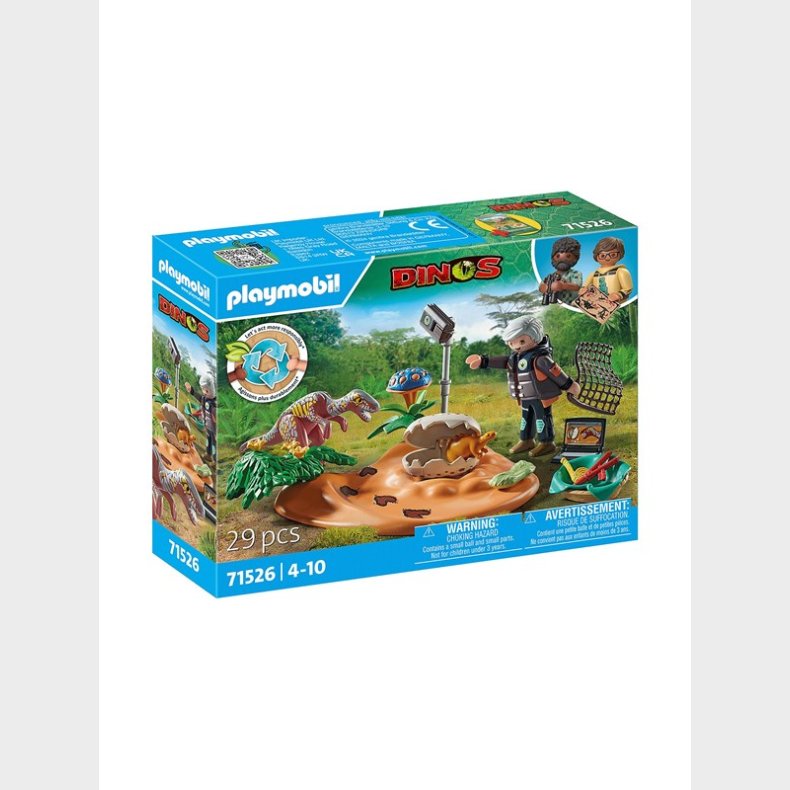 Playmobil Dinos - Stegosaurus-rede med ggetyv