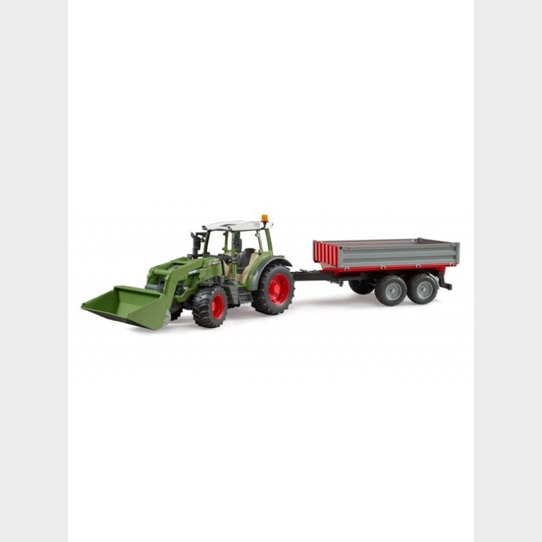 Bruder Fendt Vario 211 with frontloader and tipping trail